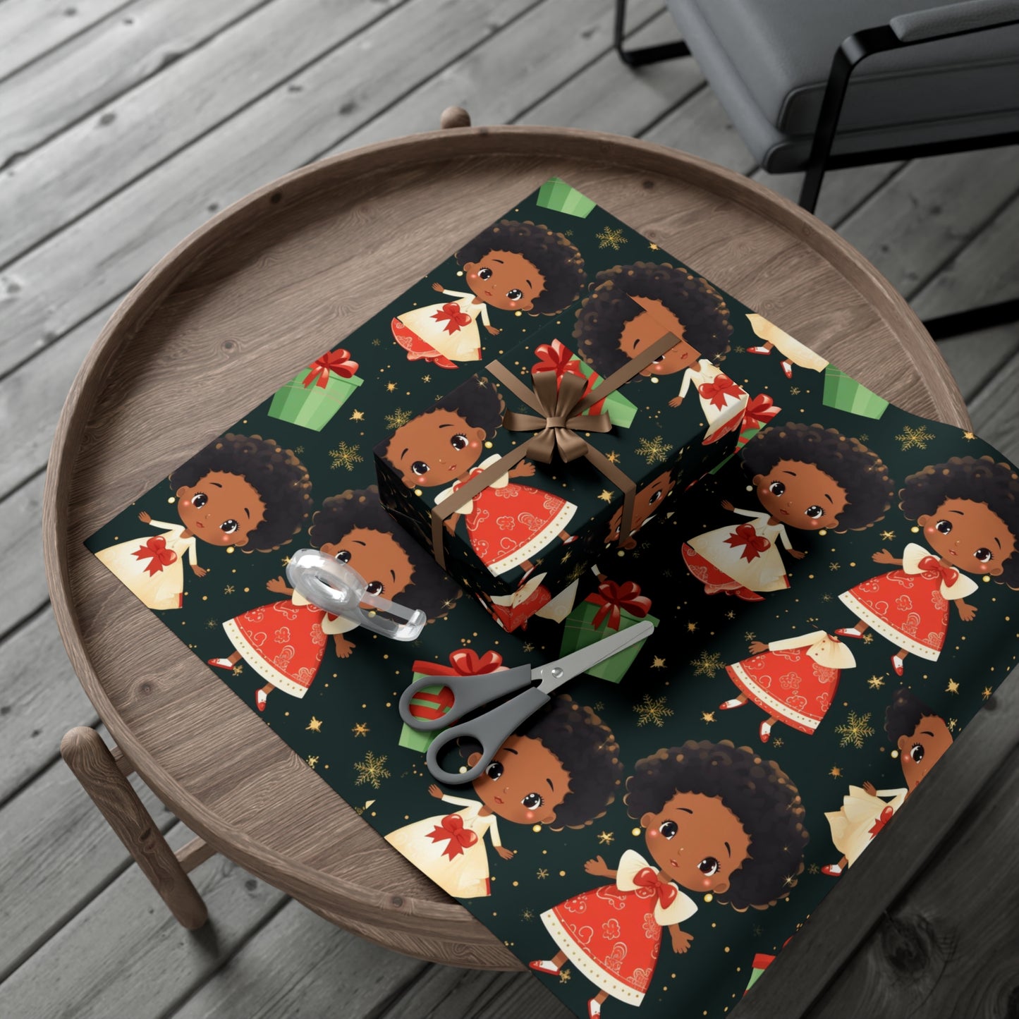 Little Miss Holiday Wrapping