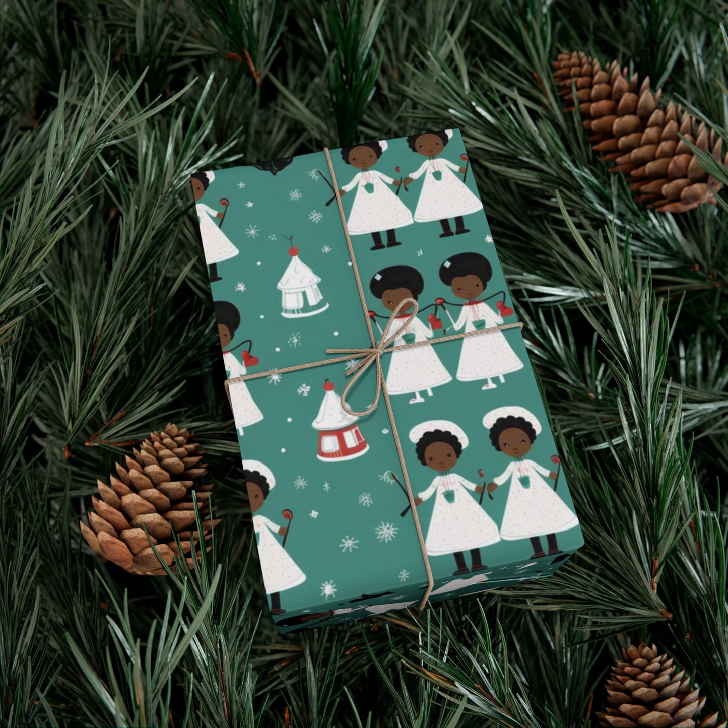 Nurse Noel Wrapping Paper