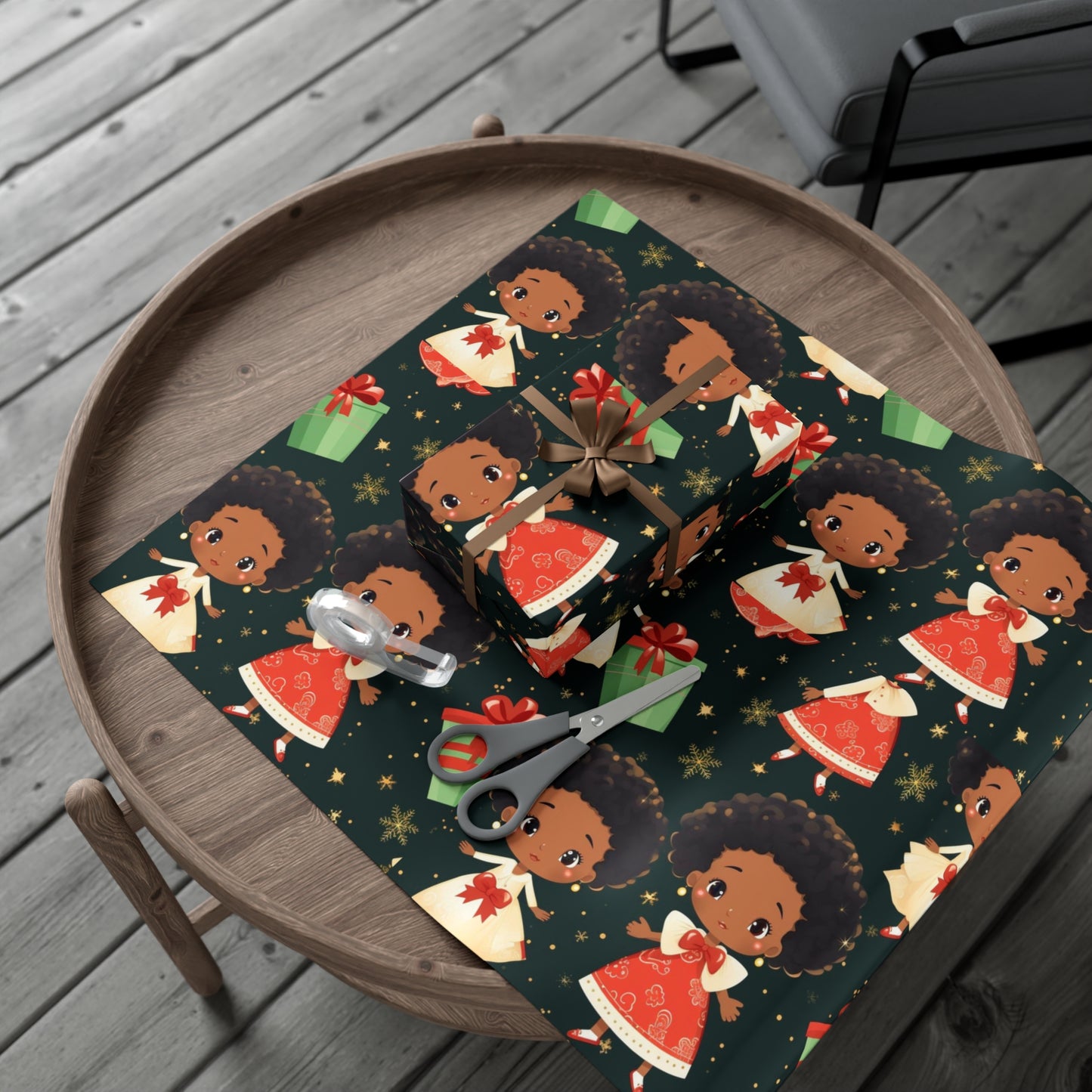 Little Miss Holiday Wrapping