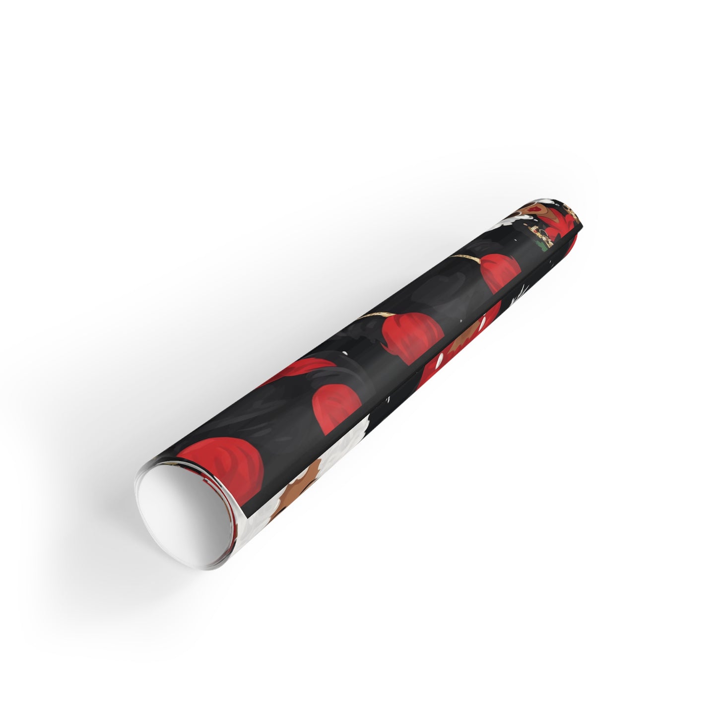 Melanin Mrs. Kringle Wrapping Paper Rolls, 1pc
